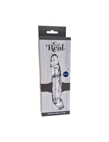 GET REAL - EXTENSO LONGA 19 CM TRANSPARENTE