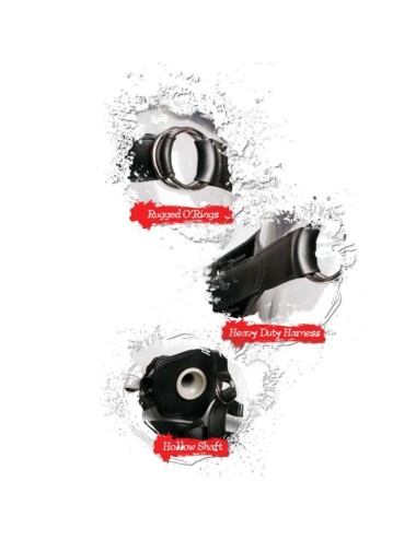 FETISH FANTASY EXTREME - HOLLOW STRAP-ON BLACK