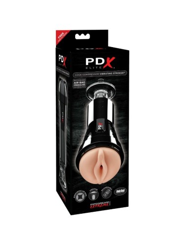 PDX ELITE - STROKER VIBRANTE COMPRESSOR DE GALO