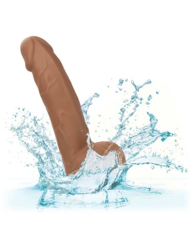 CALEXOTICS - PREGOS DE SILICONE 15.24 CM CASTANHO
