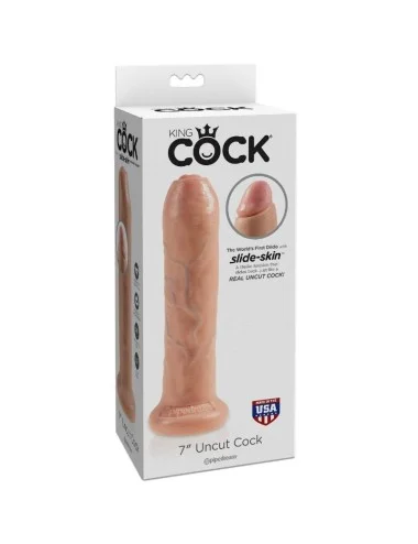 KING COCK - DILDO REALÍSTICO CARNE SEM CORTES 21 CM