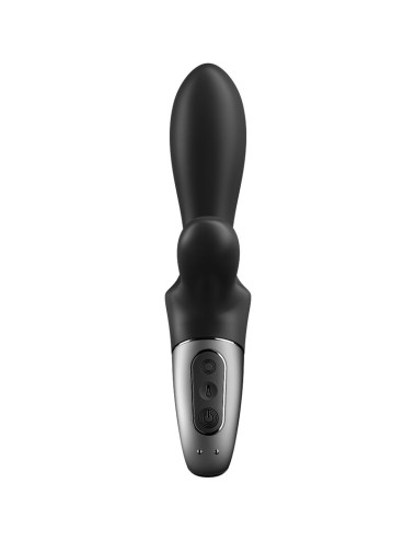 SATISFYER - HEAT CLIMAX+ APP VIBRADOR ANAL PRETO