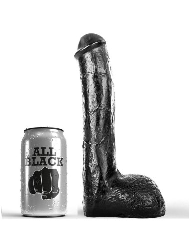 ALL BLACK - PENE REALISTA ANAL 23 CM