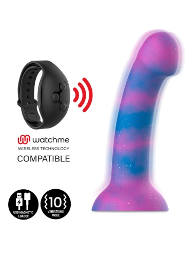 MYTHOLOGY DION GALACTIC DILDO M - VIBRADOR WATCHME TECNOLOGIA SEM FIO COMPATÍVEL