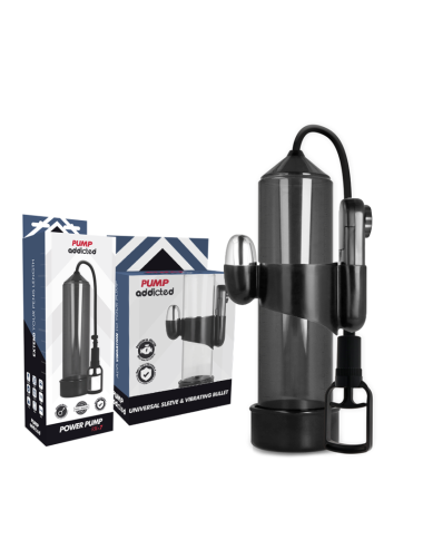 PUMP ADDICTED - VIBRADOR PRETO RX7