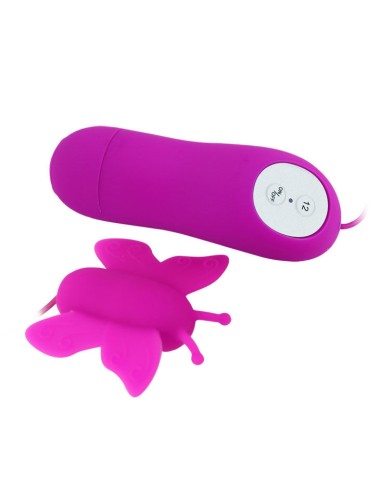 BAILE - LOVE EGGS BUTTERFLY ESTIMULADOR DE CLITÓRIS 12 VELOCIDADES LILAC CONTROLE REMOTO