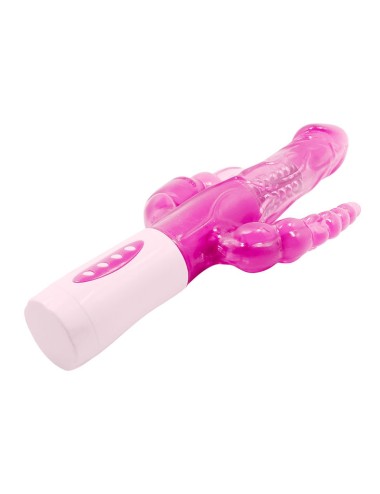 BAILE - PRETTY BUNNY TRIPLO VIBRADOR ROTADOR