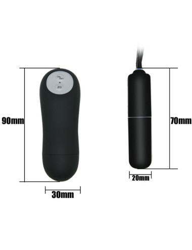 BAILE - TANGA COM BALA VIBRANTE E CONTROLE