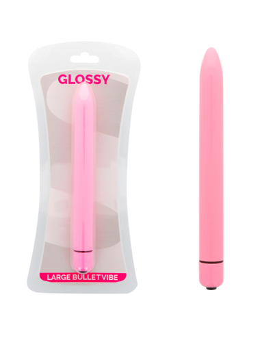 GLOSSY SLIM - VIBRADOR ROSA