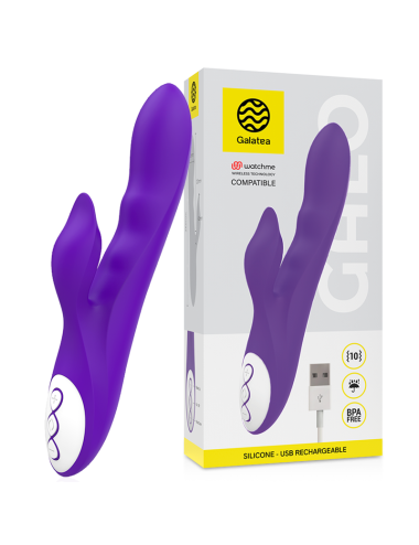 GALATEA - VIBRADOR GALO LILAC COMPATÍVEL COM A TECNOLOGIA WATCHME WIRELESS