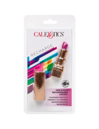 CALEXOTICS - HIDE & PLAY BATOM RECARGA ROXO