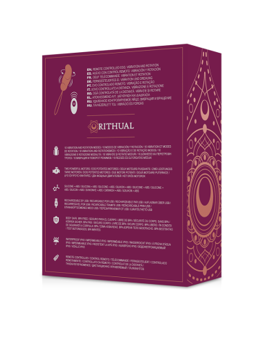 RITHUAL - ESHA OVO SISTEMA DE CONTROLE REMOTO ROTAO + VIBRAO