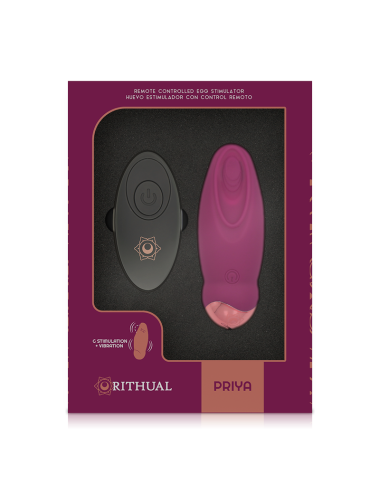 RITHUAL - PRIYA OVO CONTROLE REMOTO G-SPOT + VIBRAO