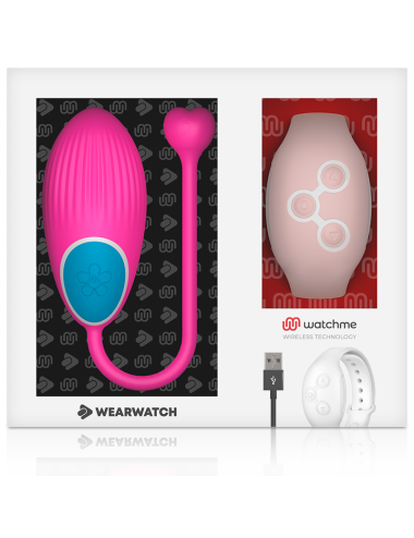 WEARWATCH - TECNOLOGIA WATCHME CONTROLE REMOTO OVO FÚCSIA / ROSA
