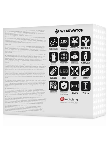 WEARWATCH - TECNOLOGIA WATCHME DE CONTROLE REMOTO DE OVO ÁGUA DO MAR / JATO