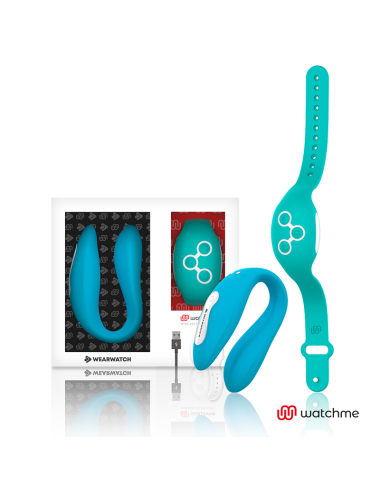 WEARWATCH - VIBRADOR WATCHME DE TECNOLOGIA DUPLA INDIGO/ÁGUA DO MAR