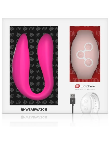 WEARWATCH - VIBRADOR WATCHME DUAL TECHNOLOGY FÚCSIA / ROSA