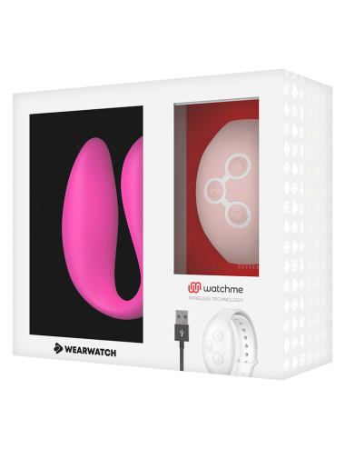 WEARWATCH - VIBRADOR WATCHME DUAL TECHNOLOGY FÚCSIA / ROSA