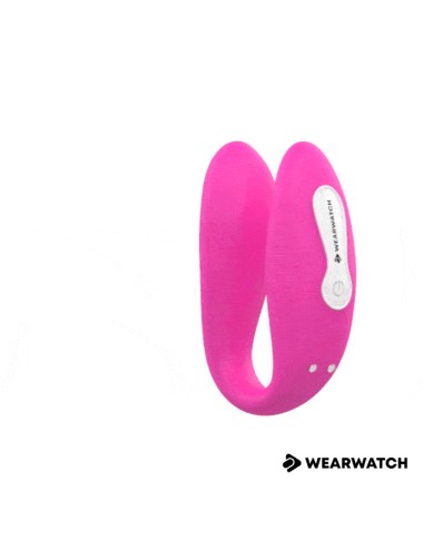WEARWATCH - VIBRADOR WATCHME DUAL TECHNOLOGY FÚCSIA / NEVE