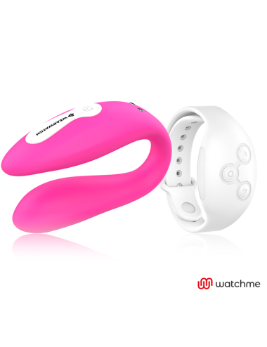 WEARWATCH - VIBRADOR WATCHME DUAL TECHNOLOGY FÚCSIA / NEVE