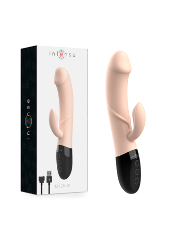 INTENSE - VIBRADOR RECARREGVEL MAGNUS DUAL NATURAL