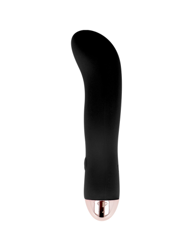 DOLCE VITA - VIBRADOR RECARREGÁVEL DOIS PRETO 7 VELOCIDADE