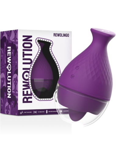 REWOLUTION - VIBRADOR REWOLINGO COM LÍNGUA