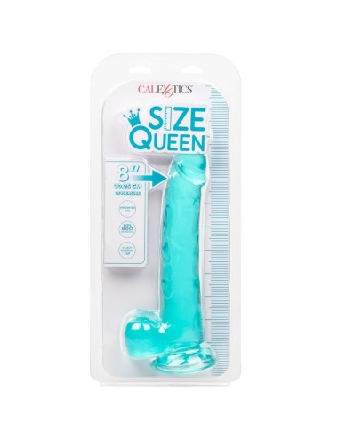 CALEXOTICS - DILDO QUEEN TAMANHO AZUL 20.3 CM