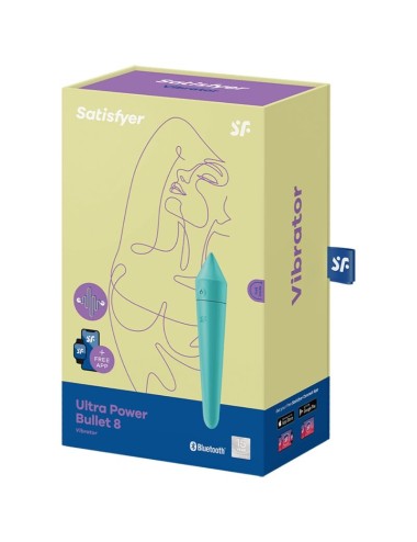 SATISFYER - ULTRA POWER BULLET 8 TURQUESA