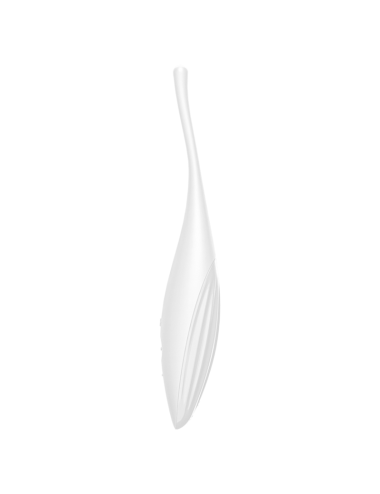 SATISFYER - VIBRADOR TWIRLING JOY CLIT TIP BRANCO