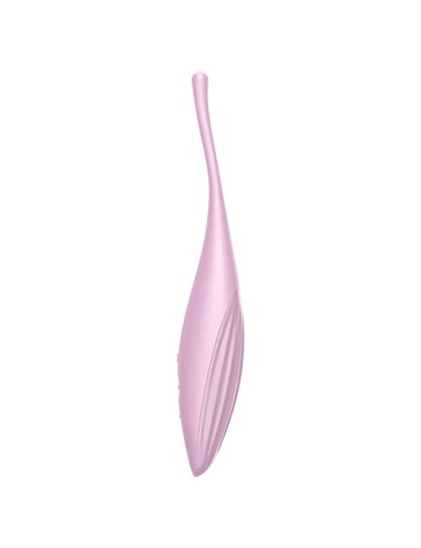 SATISFYER - VIBRADOR TWIRLING JOY CLIT TIP ROSA