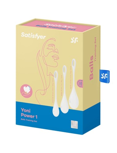 SATISFYER - CONJUNTO DE TREINO YONI POWER 1 BRANCO