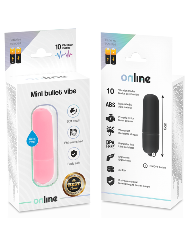 ONLINE - BALA VIBRANTE MINI ROSA