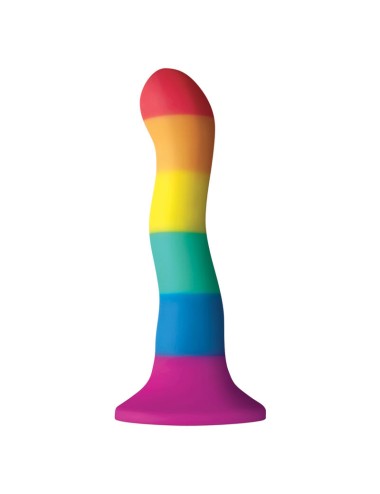 ORGULHO - BANDEIRA LGBT ONDA DILDO 17 CM