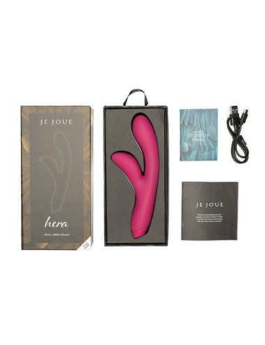 JE JOUE - VIBRADOR DE COELHO HERA - FÚCSIA