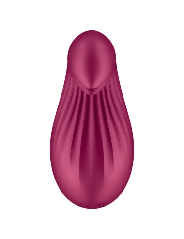 SATISFYER - VIBRADOR LAY-ON DIPPING DELIGHT VERMELHO
