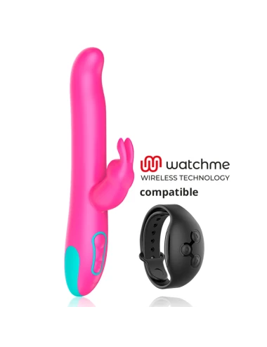 HAPPY LOKY PLUTO COELHO VIBRADOR E ROTADOR RELÓGIO COM TECNOLOGIA SEM FIO COMPATÍVEL