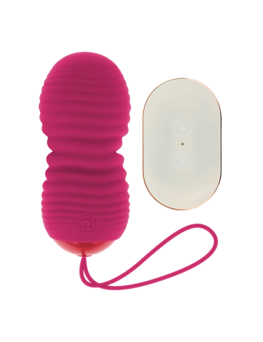 CONTROLE REMOTO OHMAMA FUNÇÃO PARA CIMA E PARA BAIXO EGG 7 MODOS - ROSA