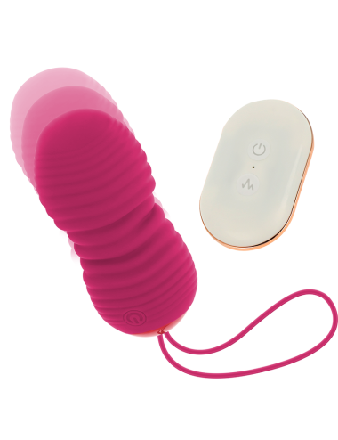CONTROLE REMOTO OHMAMA FUNÇÃO PARA CIMA E PARA BAIXO EGG 7 MODOS - ROSA