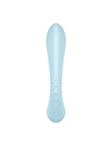 VIBRAÇÃO HÍBRIDA SATISFYER TRIPLE OH - AZUL