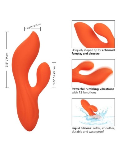 CALEXOTICS - STELLA DUAL TEASER LARANJA