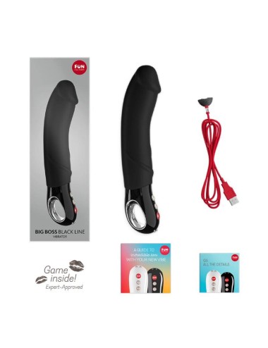 FUN FACTORY - VIBRADOR BIG BOSS LINHA PRETA
