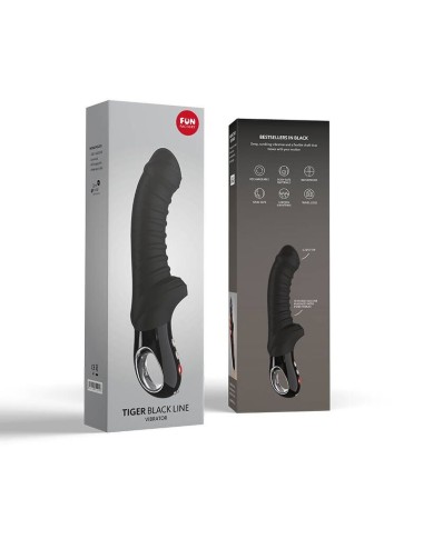 FUN FACTORY - VIBRADOR TIGER LINHA PRETA