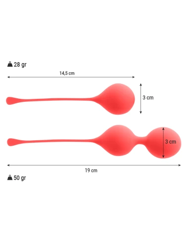 INTENSO - KEGEL BEADS PACK KENDALL RED