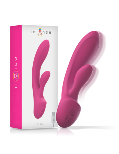INTENSE - LUIGI VIBRATOR COELHO SILICONE ROSA