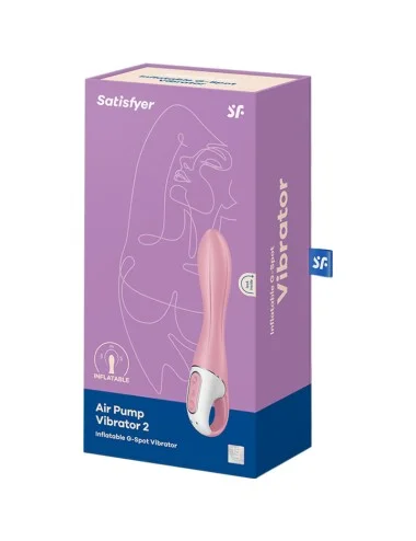 SATISFYER - VIBRADOR BOMBA DE AR 2 ROSA