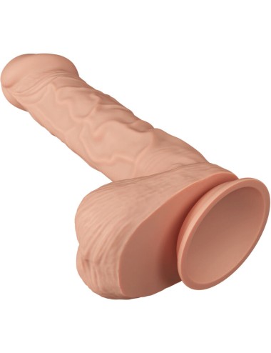 BAILE - BELO ENCONTRO BERGRISI DILDO REALÍSTICO FLEXÍVEL 26 CM NATURAL