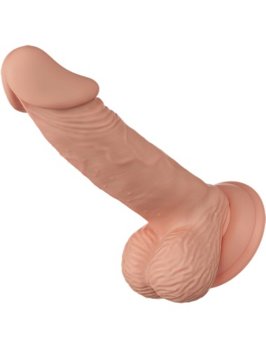 BAILE - PRETTY LOVE ENCONTRO ZEBULON DILDO REALÍSTICO FLEXÍVEL 19.4 CM NATURAL