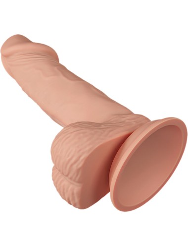 BAILE - PRETTY LOVE ENCONTRO ZEBULON DILDO REALÍSTICO FLEXÍVEL 19.4 CM NATURAL