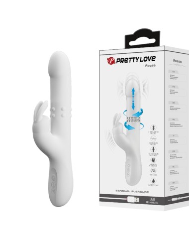 PRETTY LOVE - REESE ROTATING VIBRADOR PRATA
